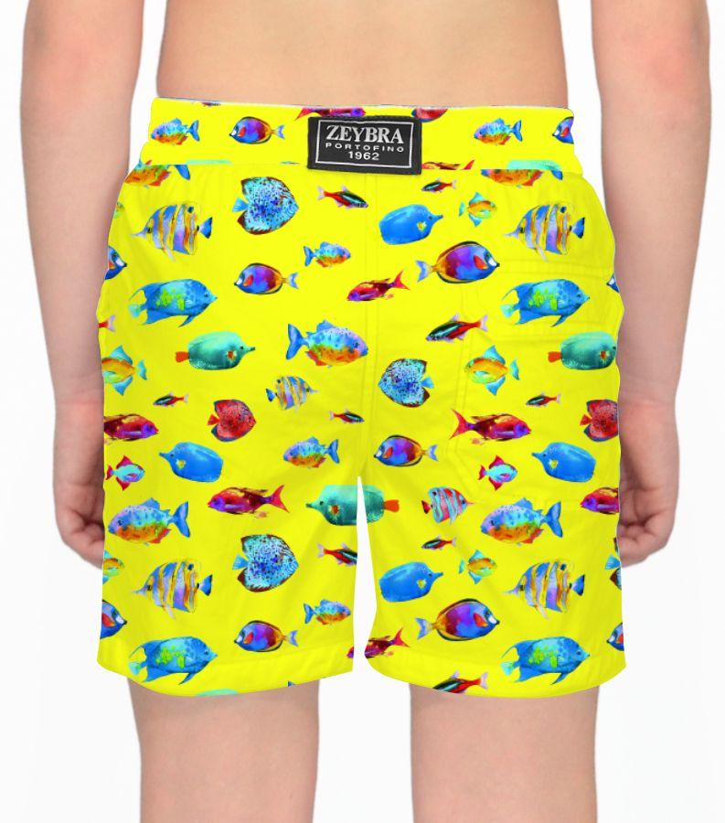 Zeybra COSTUME BAMBINO PESCI GIALLO FLUO I Più Venduti