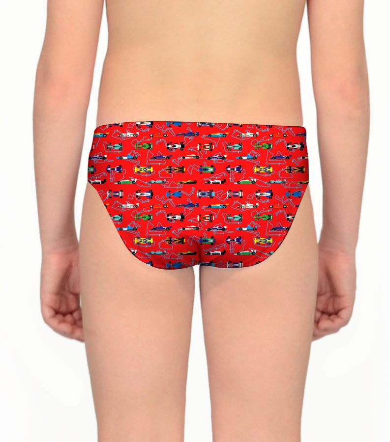Zeybra SLIP BAMBINO FORMULA 1 RED RACE Consegna Veloce