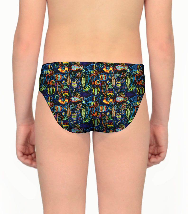 Zeybra SLIP BAMBINO PESCI CRAYON NERO Promozione Limitata
