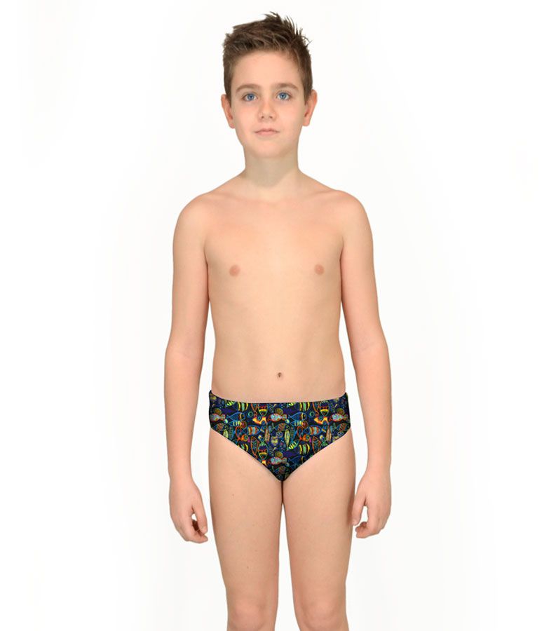 Zeybra SLIP BAMBINO PESCI CRAYON NERO Promozione Limitata