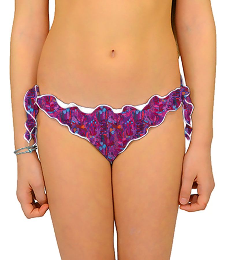 Zeybra SLIP BAMBINA ARRICCIATO BOTANIC FUXIA Vendita Calda
