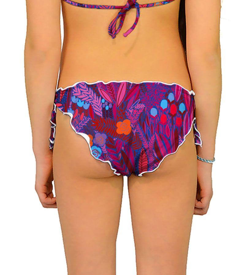 Zeybra SLIP BAMBINA ARRICCIATO BOTANIC FUXIA Vendita Calda
