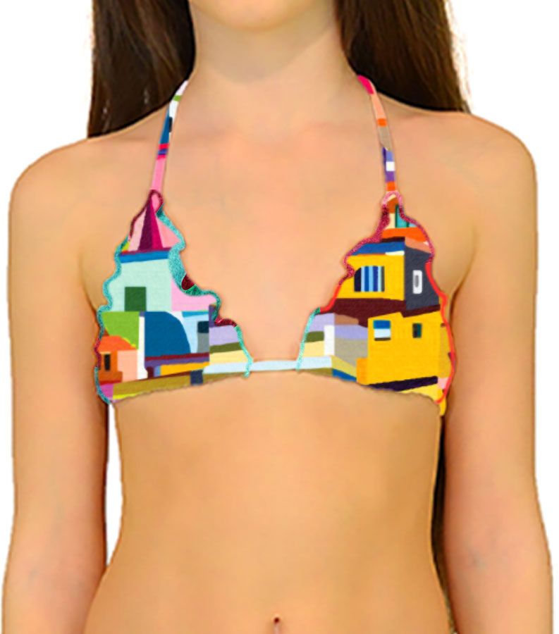 Zeybra TRIANGOLO BAMBINA REVERSIBILE AMALFI GIALLO Negozio