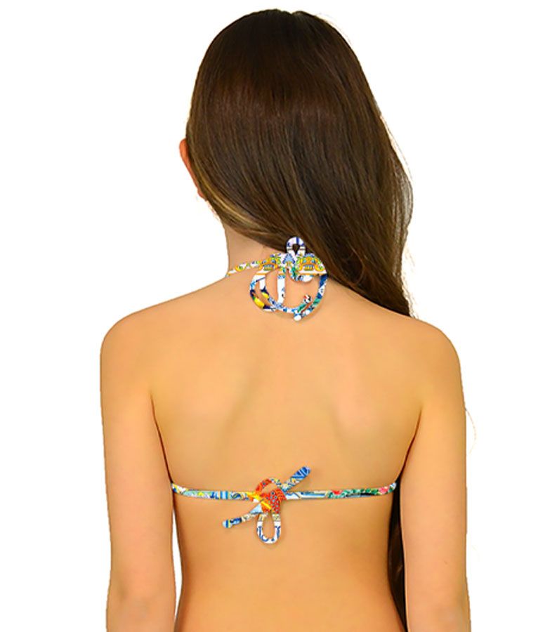 Zeybra TRIANGOLO BAMBINA REVERSIBILE CERAMICA BIANCO Nuova