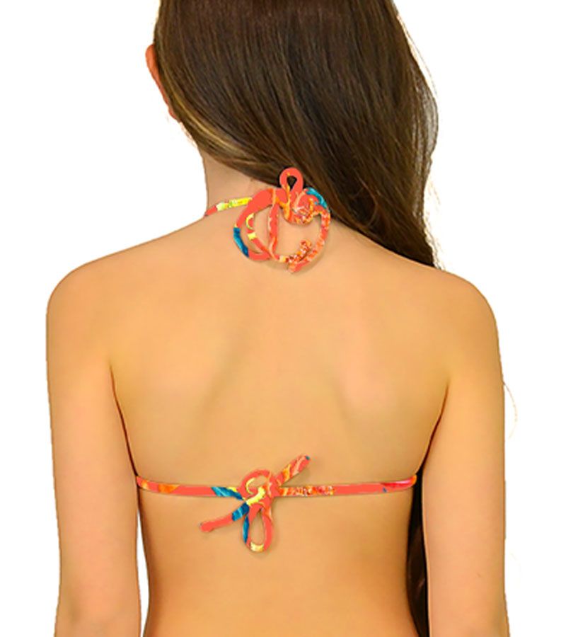Zeybra TRIANGOLO BAMBINA REVERSIBILE CORALLI ORANGE Pezzi Unici