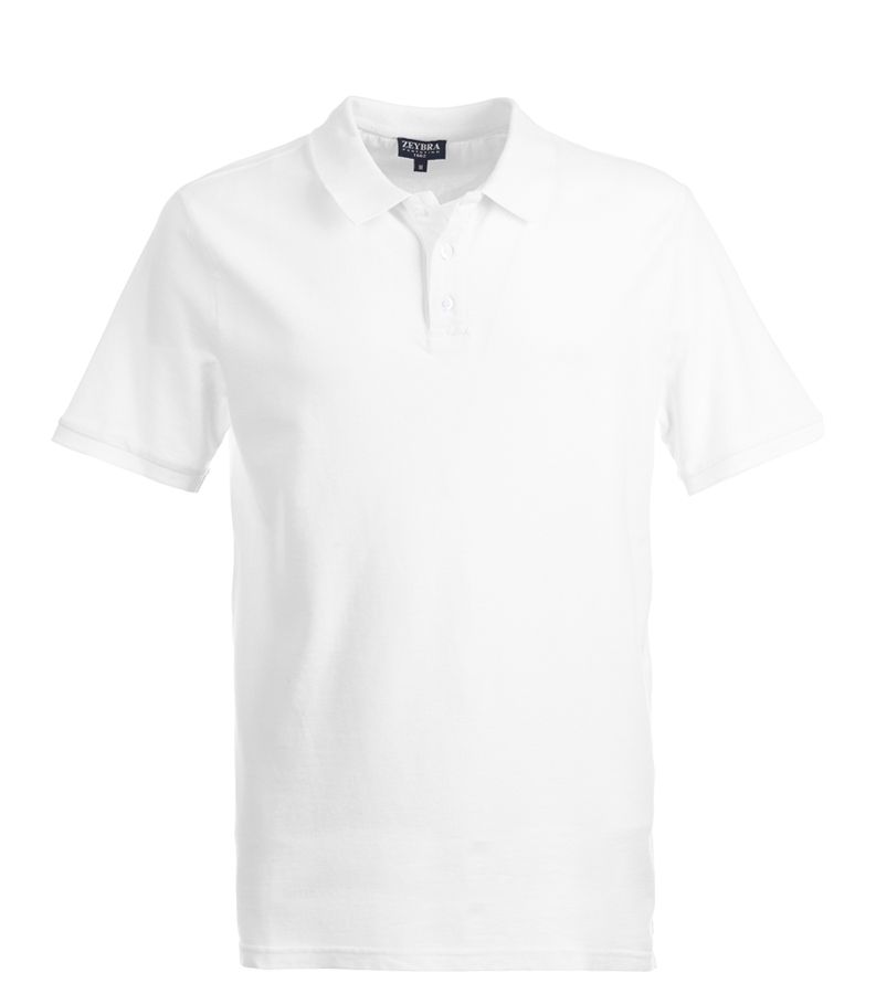 Zeybra POLO UOMO COTONE BIANCO Promozione Limitata