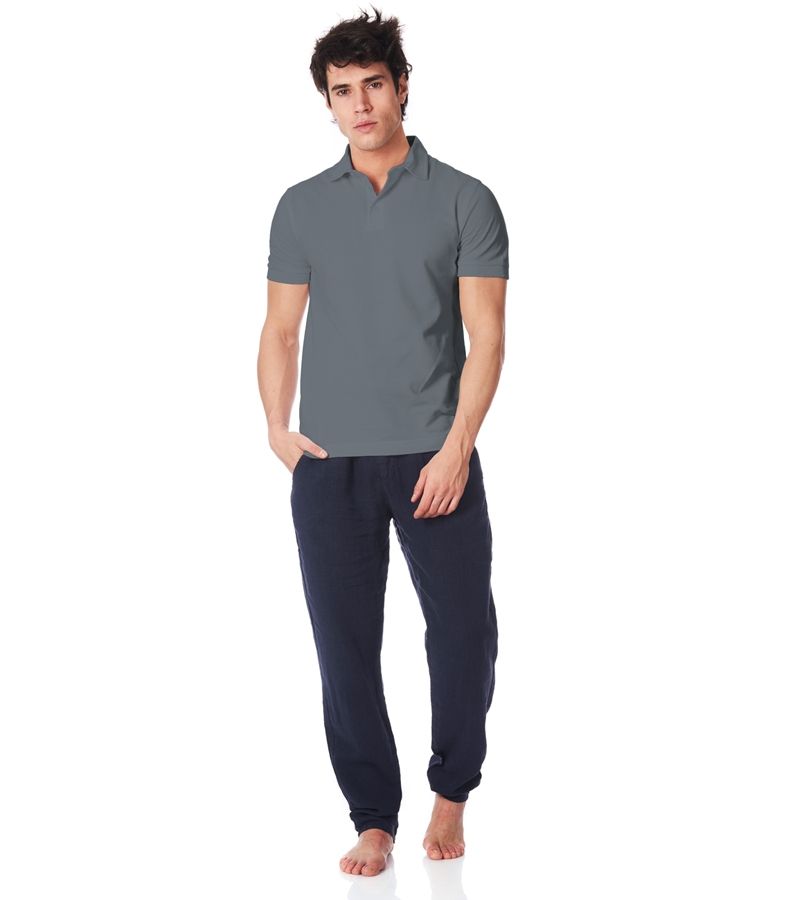Zeybra POLO UOMO COTONE BLU Fino Al -60%