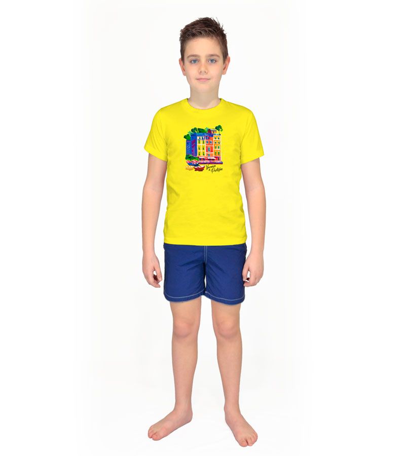 Zeybra T-SHIRT BAMBINO GIALLO In Saldo