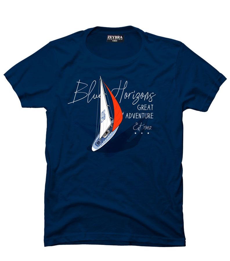 Zeybra T-SHIRT BAMBINO BLU Italy