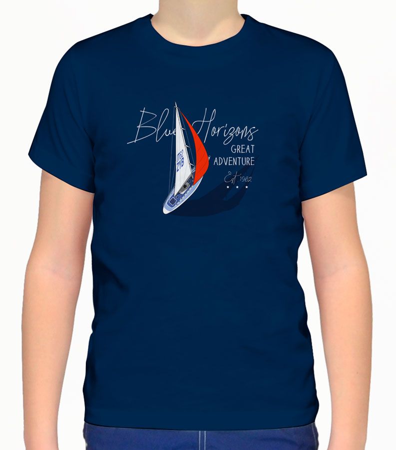 Zeybra T-SHIRT BAMBINO BLU Italy