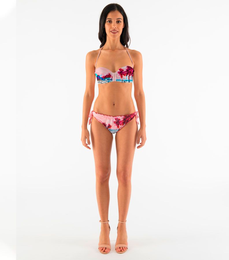 Zeybra SLIP DONNA ARRICCIATO BRASILE ROSA Qualità Garantita
