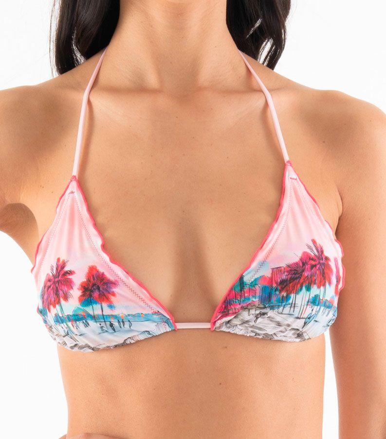 Zeybra TRIANGOLO DONNA ARRICCIATO BRASILE ROSA Negozi Online