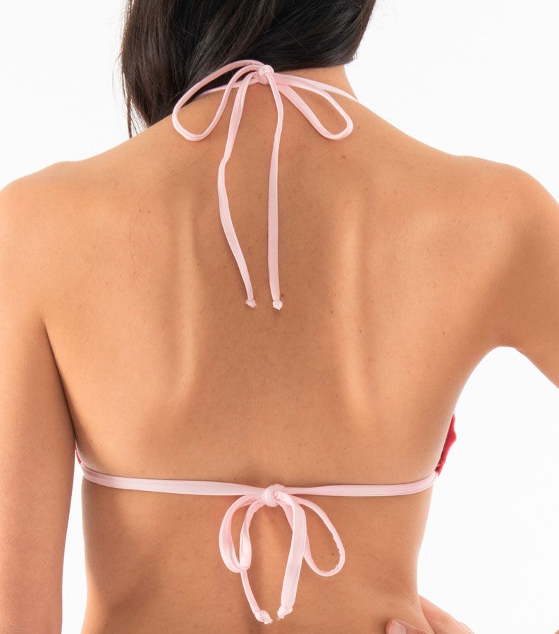 Zeybra TRIANGOLO DONNA ARRICCIATO BRASILE ROSA Negozi Online