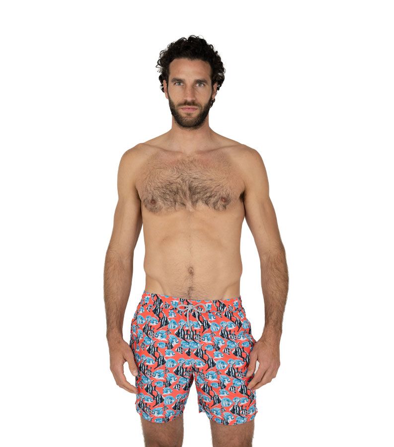 Zeybra COSTUME UOMO PESCI RECYCLED CORALLO FLUO Offerta