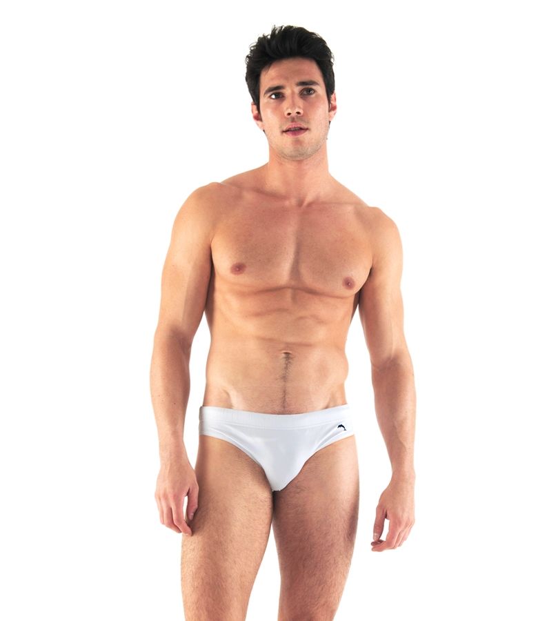 Zeybra SLIP UOMO TINTA UNITA BIANCO Italy