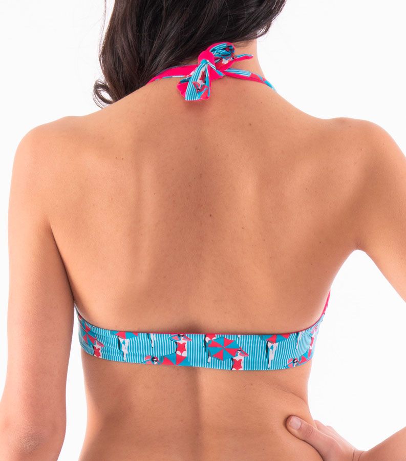 Zeybra TRIANGOLO DONNA VELA REVERSIBILE OMBRELLONI HAWAII Novità