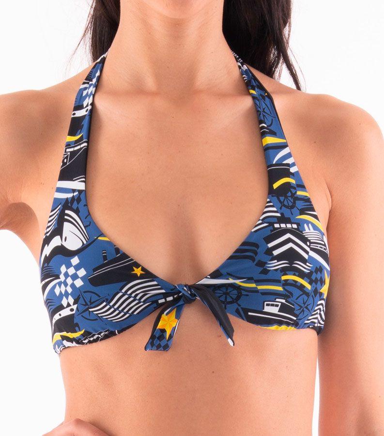 Zeybra TRIANGOLO DONNA VELA REVERSIBILE NAUTICO BLU In Linea