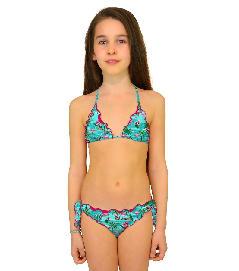 Zeybra SLIP BAMBINA ARRICCIATO FENICOTTERI ACQUA In Saldo