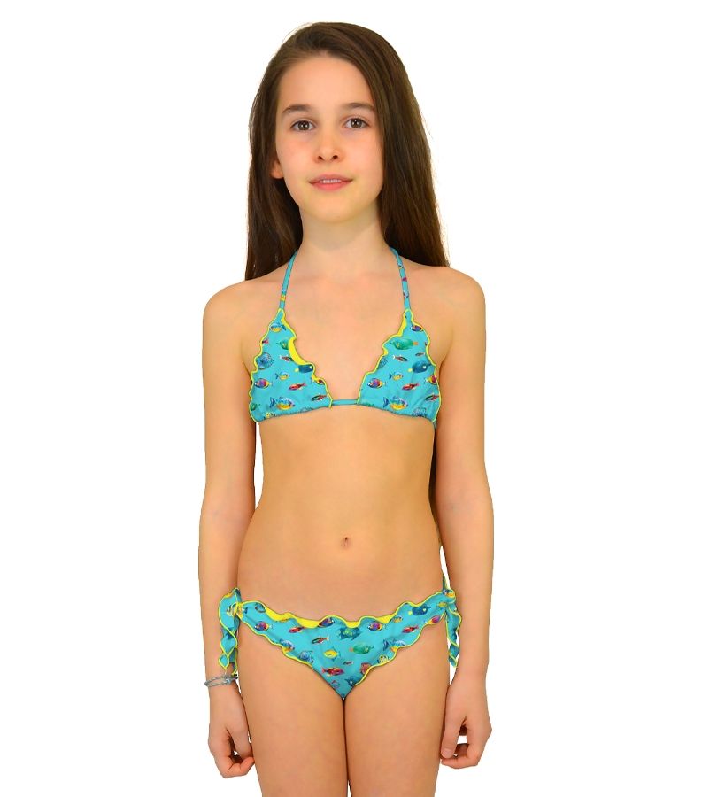 Zeybra TRIANGOLO BAMBINA ARRICCIATO PESCI HAWAY 2025