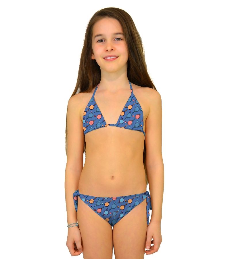 Zeybra TRIANGOLO BAMBINA REVERSIBILE TENNIS COBALTO Italy