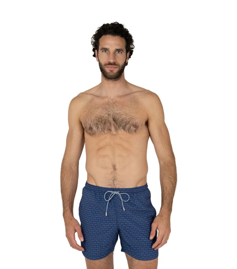 Zeybra COSTUME UOMO NODI NAUTICI BLU Nuovo