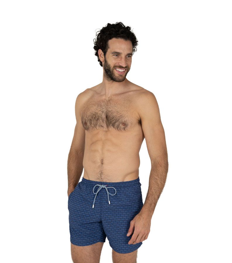 Zeybra COSTUME UOMO NODI NAUTICI BLU Nuovo