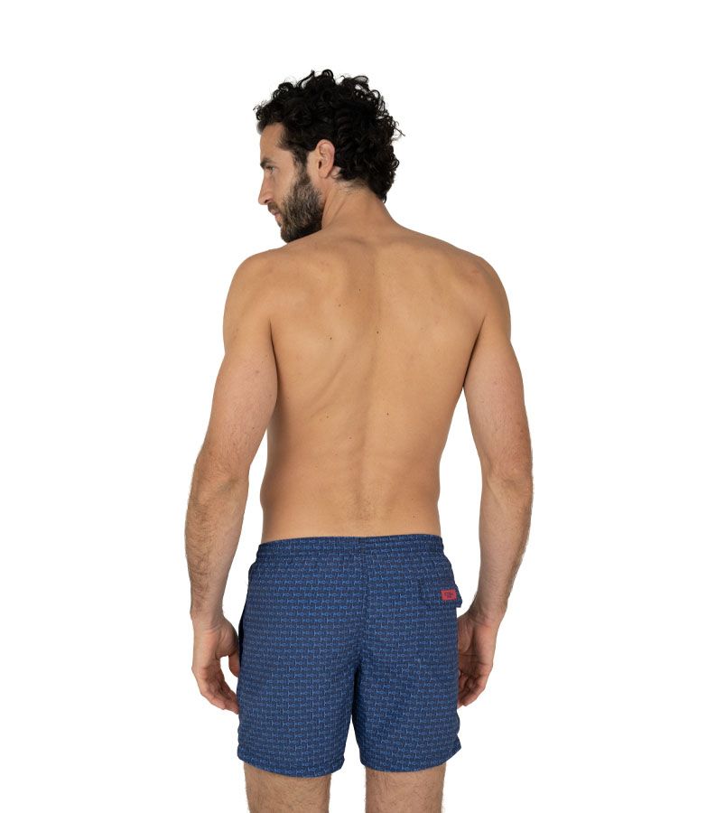 Zeybra COSTUME UOMO NODI NAUTICI BLU Nuovo
