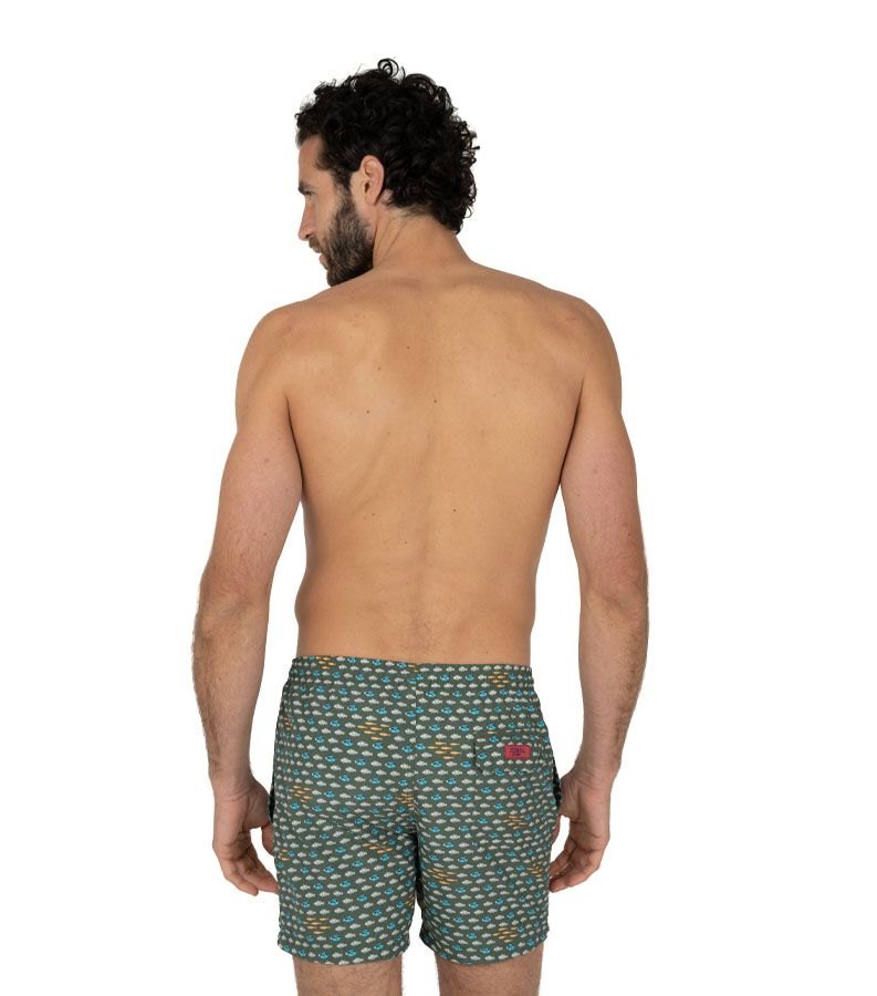 Zeybra COSTUME UOMO BRANCO PESCI MILITY Qualità