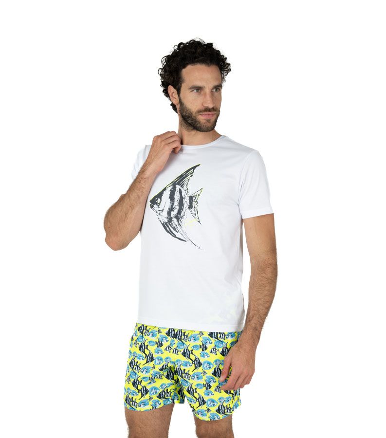 Zeybra COSTUME UOMO PESCI RECYCLED GIALLO FLUO Online