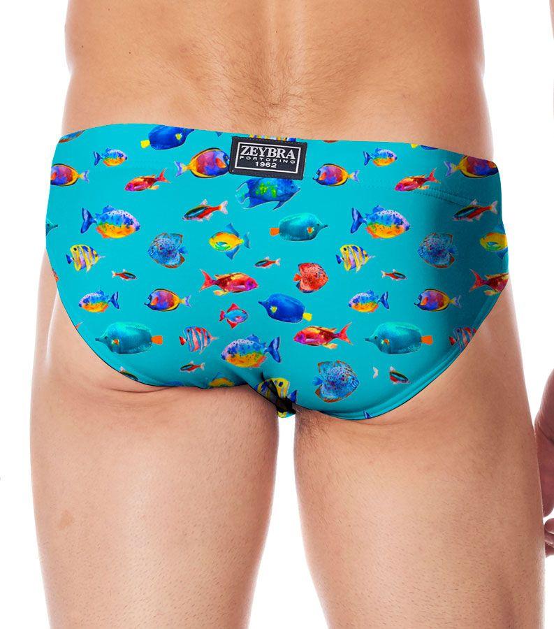 Zeybra SLIP ALTO UOMO PESCI HAWAII Promozione