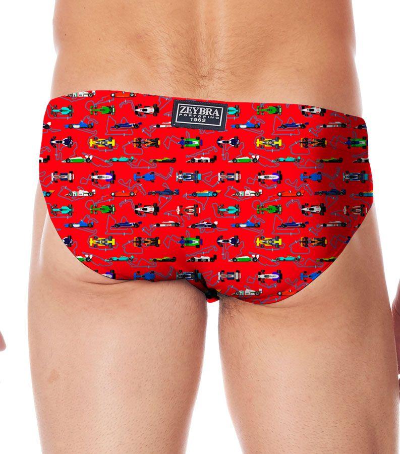 Zeybra SLIP ALTO UOMO FORMULA 1 RED RACE Pezzi Unici