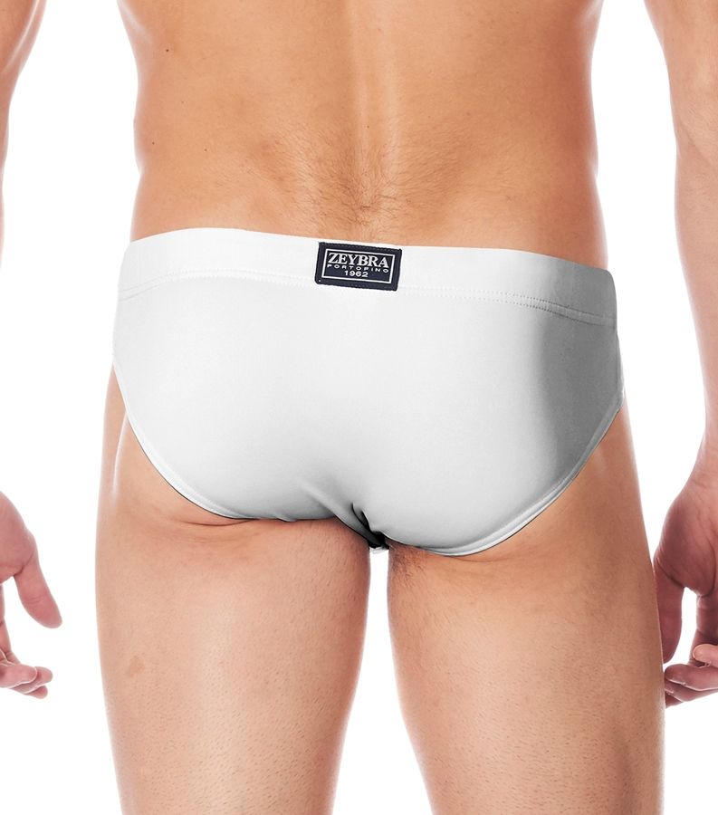 Zeybra SLIP ALTO UOMO TINTA UNITA BIANCO Negozi Online