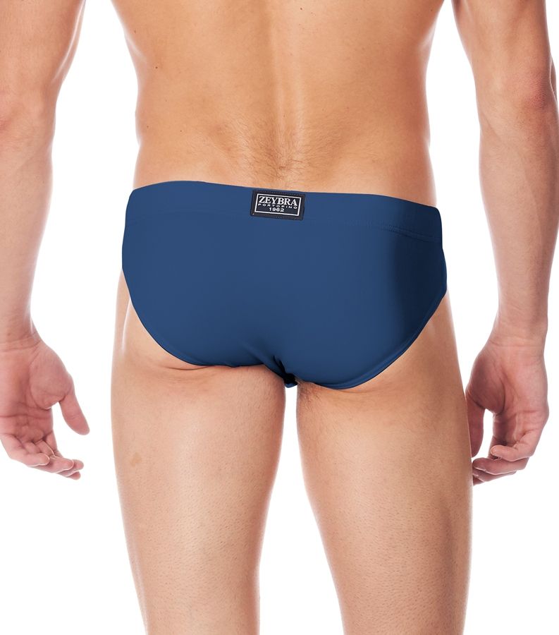 Zeybra SLIP ALTO UOMO TINTA UNITA DENIM Promozione Limitata
