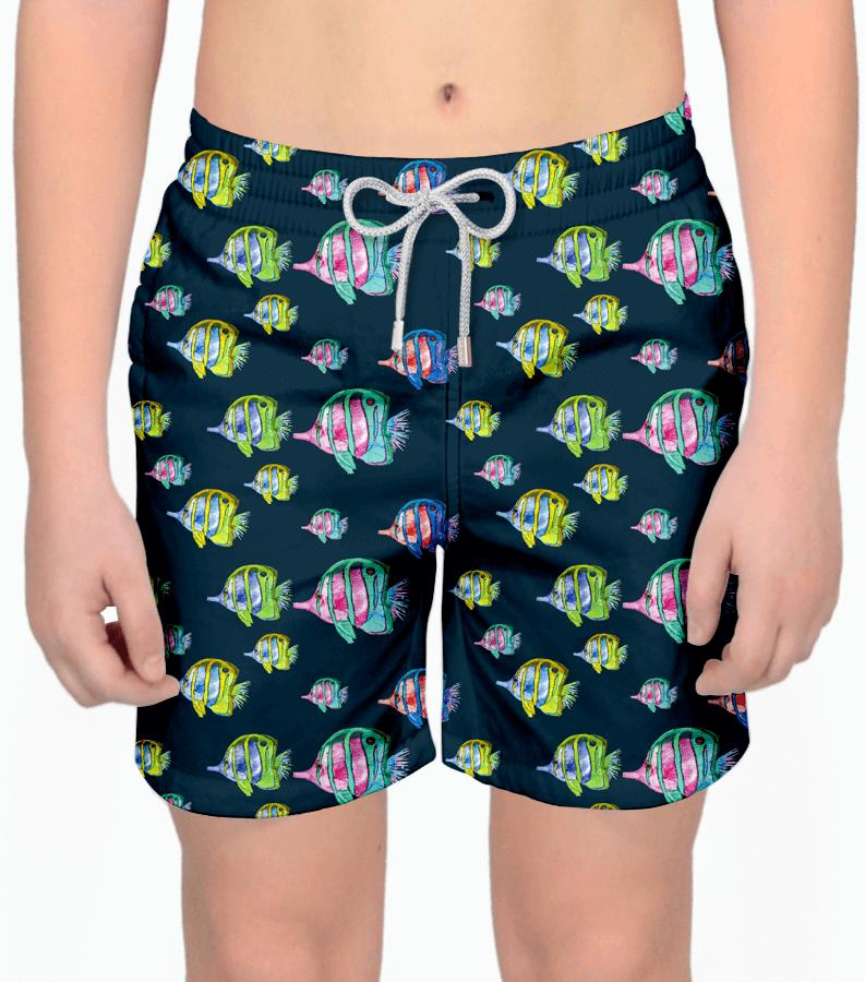 Zeybra COSTUME BAMBINO PESCI FLUO NERO Sottocosto