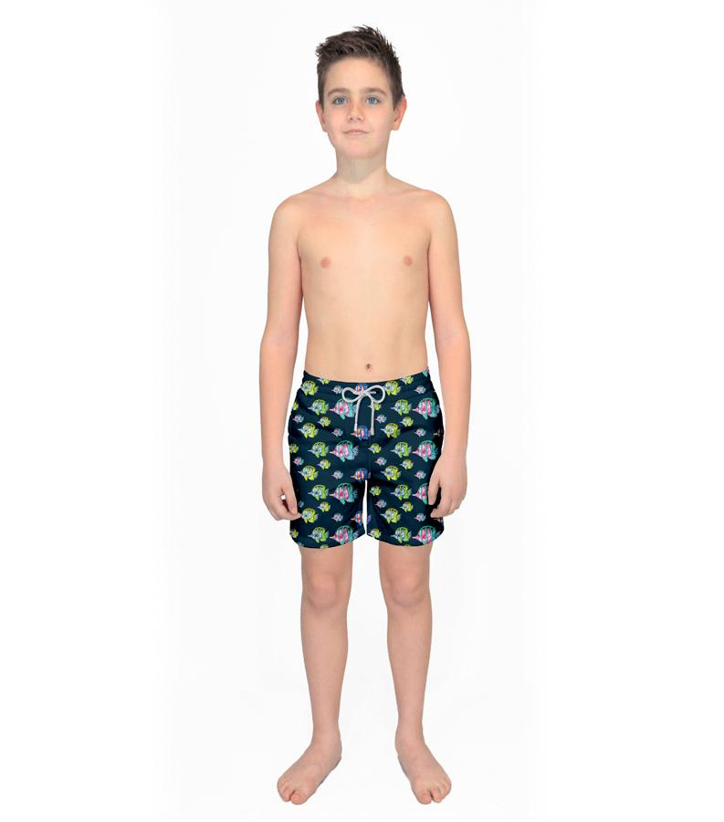 Zeybra COSTUME BAMBINO PESCI FLUO NERO Sottocosto