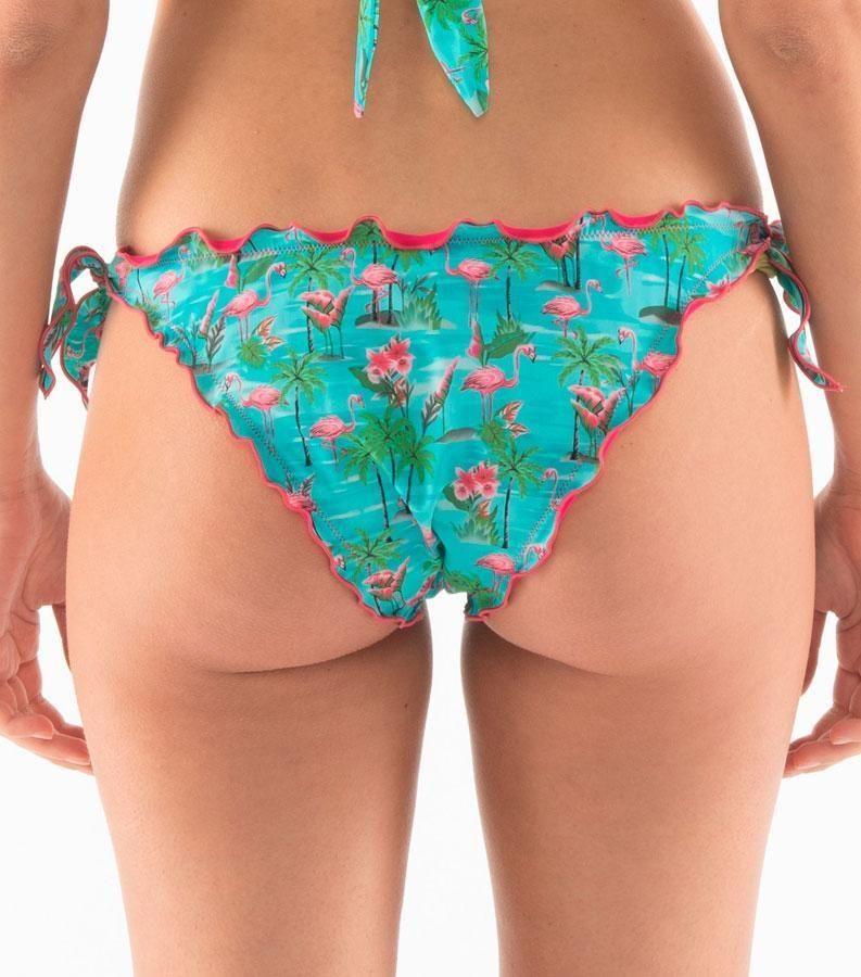 Zeybra SLIP DONNA ARRICCIATO FENICOTTERI ACQUA Affare Del Giorno