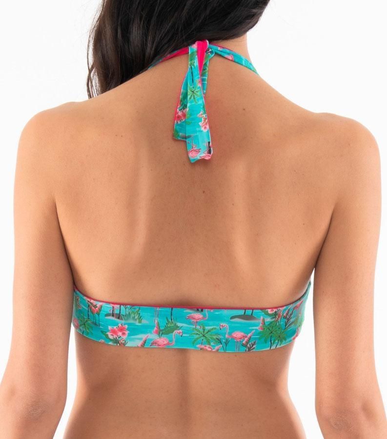 Zeybra TRIANGOLO DONNA VELA REVERSIBILE FENICOTTERI ACQUA Presa