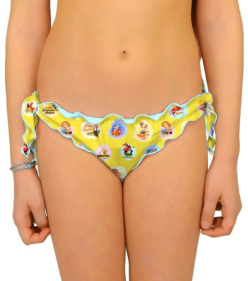 Zeybra SLIP BAMBINA POSTER CANARINO Negozio