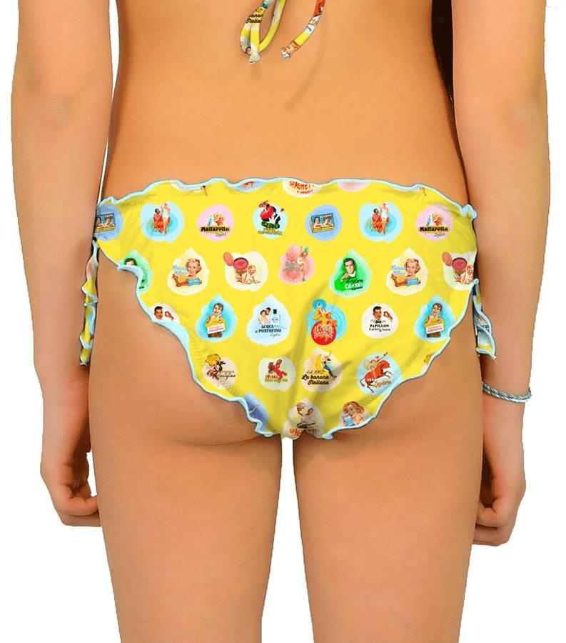 Zeybra SLIP BAMBINA POSTER CANARINO Negozio