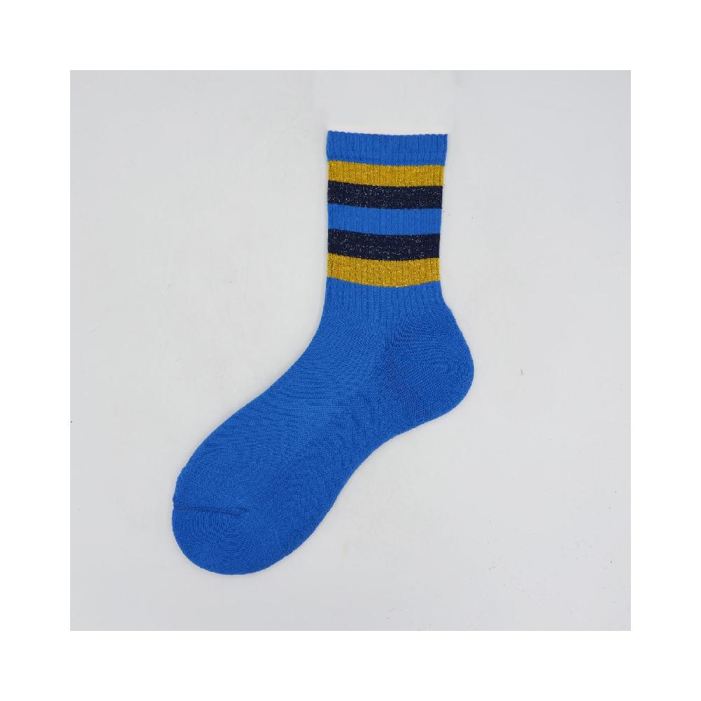 Alto Milano Calza corta in spugna di cotone con polso a righe Hiroko Shopping Online