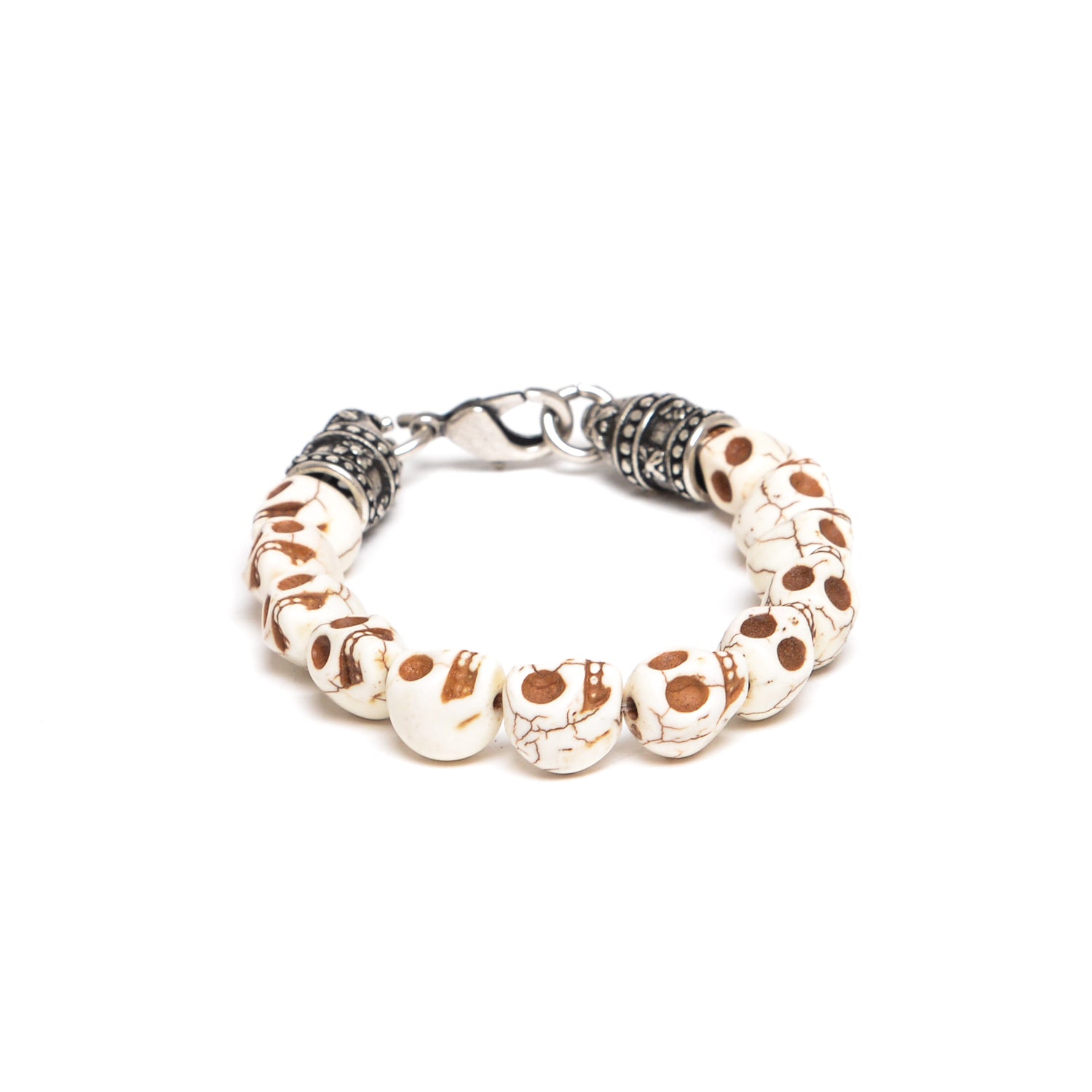 D'AMICO Bracciale Teschi Aulite Avorio Promozione