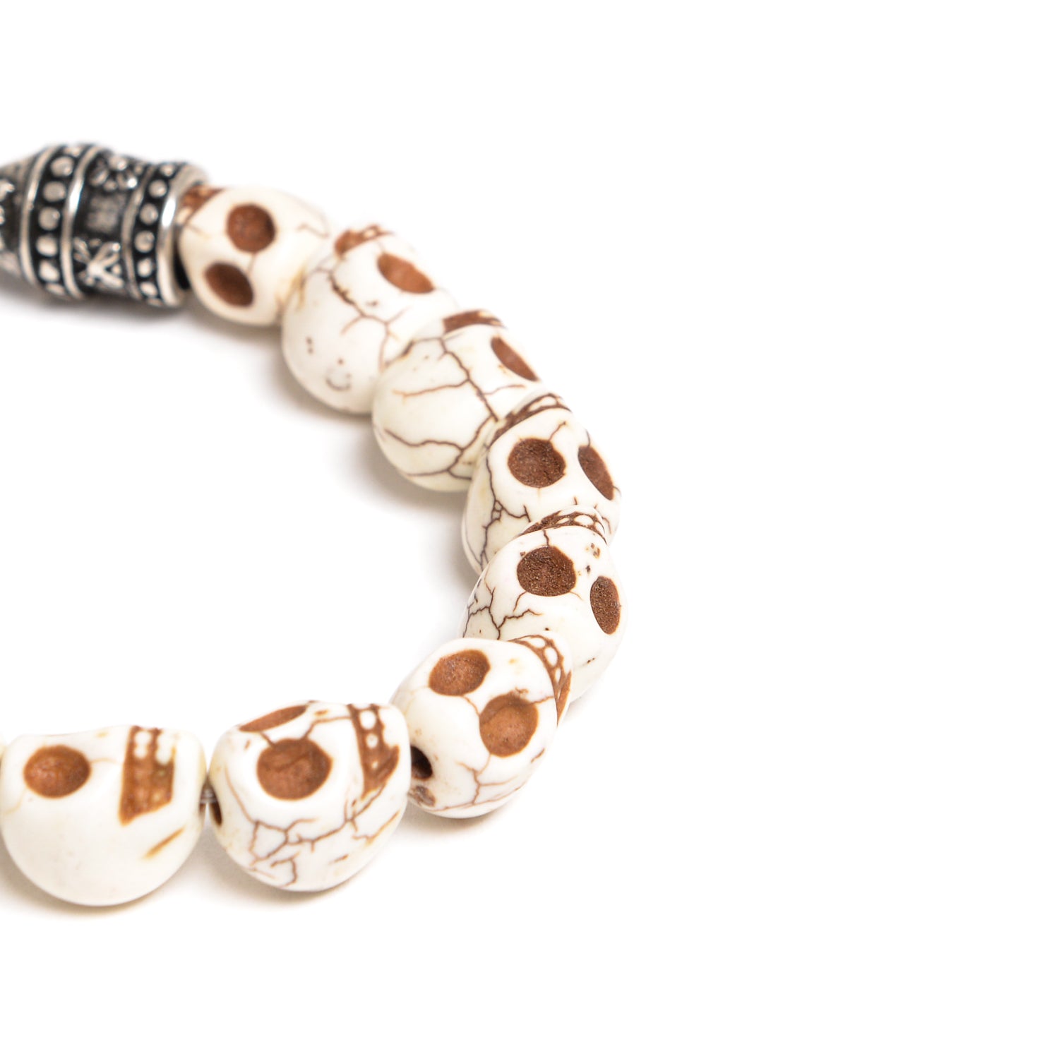 D'AMICO Bracciale Teschi Aulite Avorio Promozione