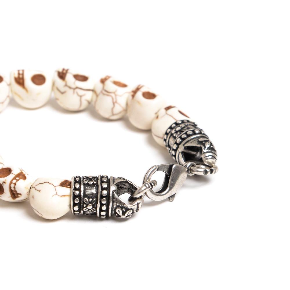 D'AMICO Bracciale Teschi Aulite Avorio Promozione