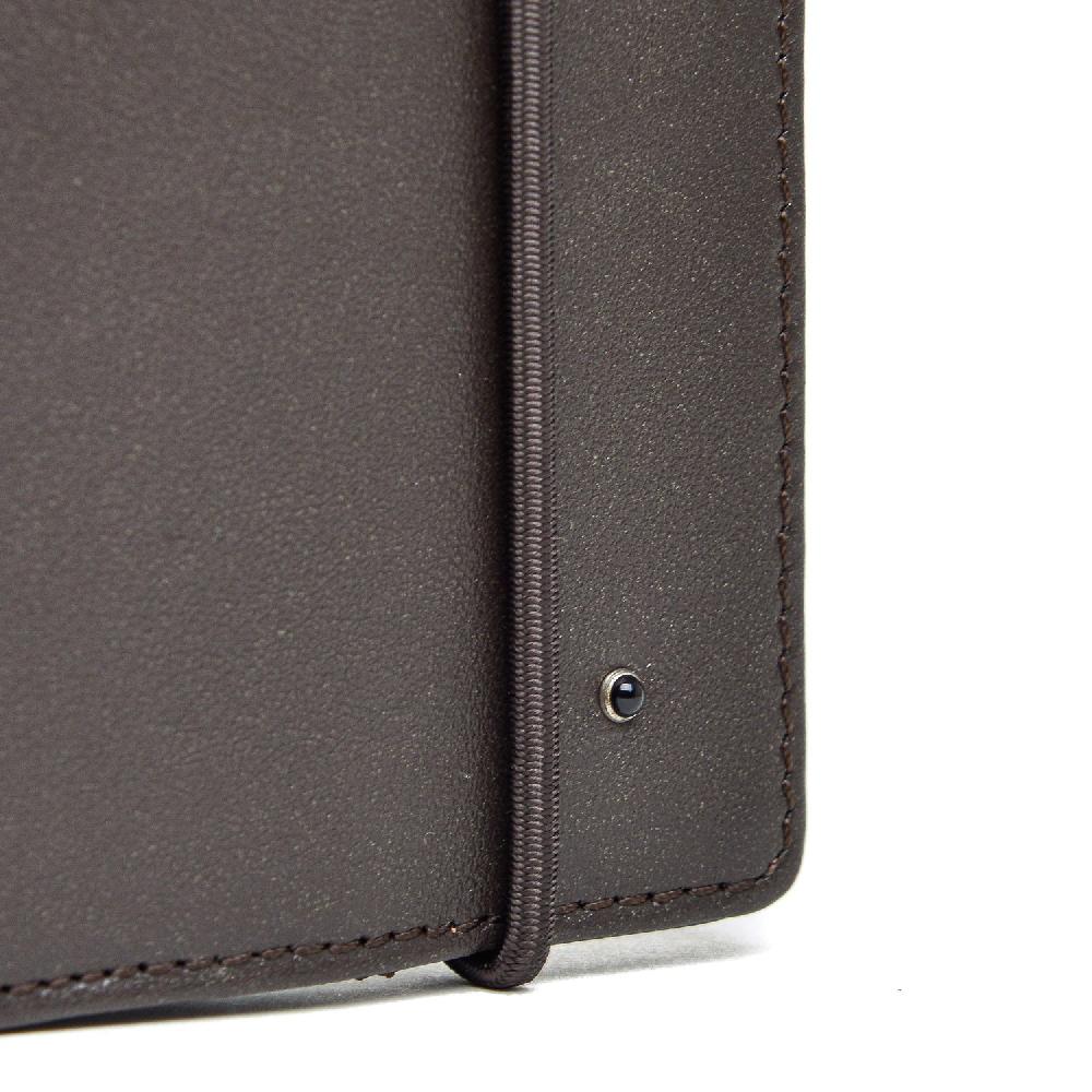D'AMICO Portafoglio Pieghevole Classico Pelle Testa Moro Sconto