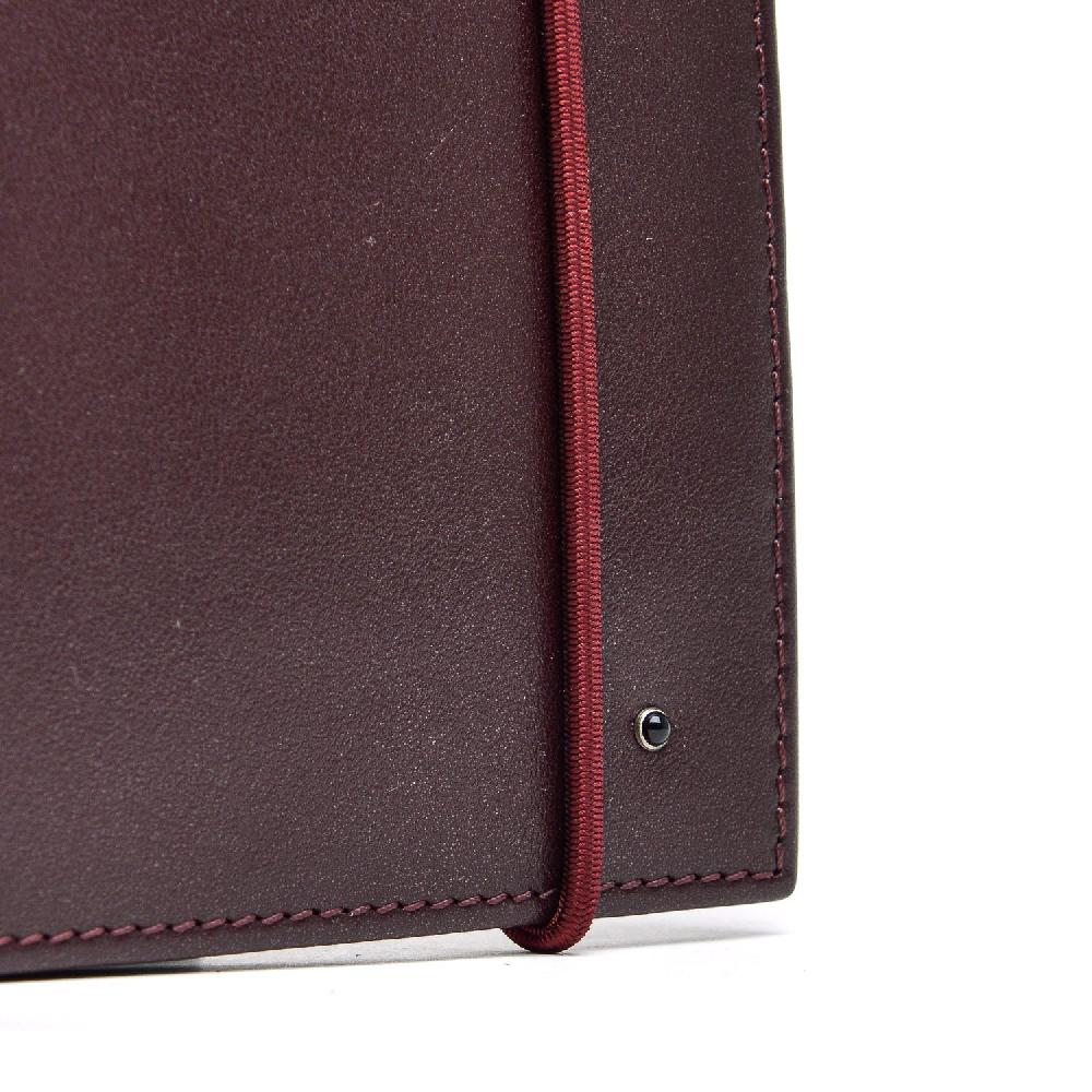 D'AMICO Portafoglio Classico Pieghevole 1 lato Pelle Bordeaux Offerta