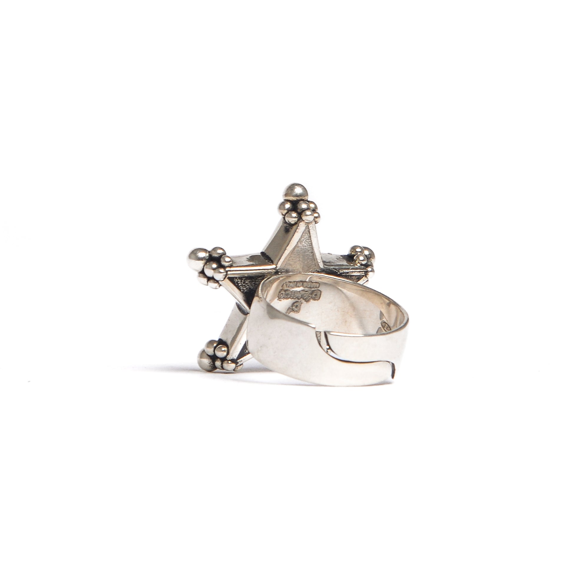 D'AMICO Anello Stella Bianco Vendita