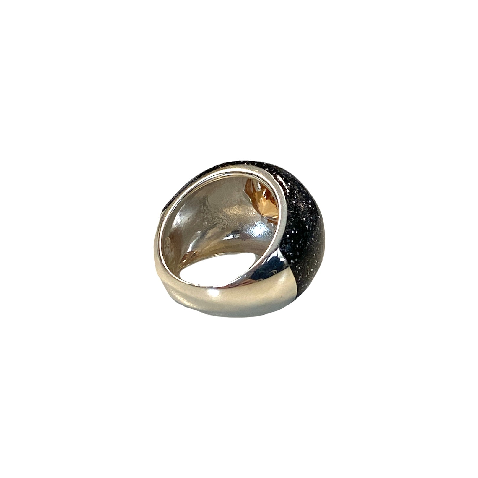 D'AMICO Anello Glitter Black Qualità Garantita