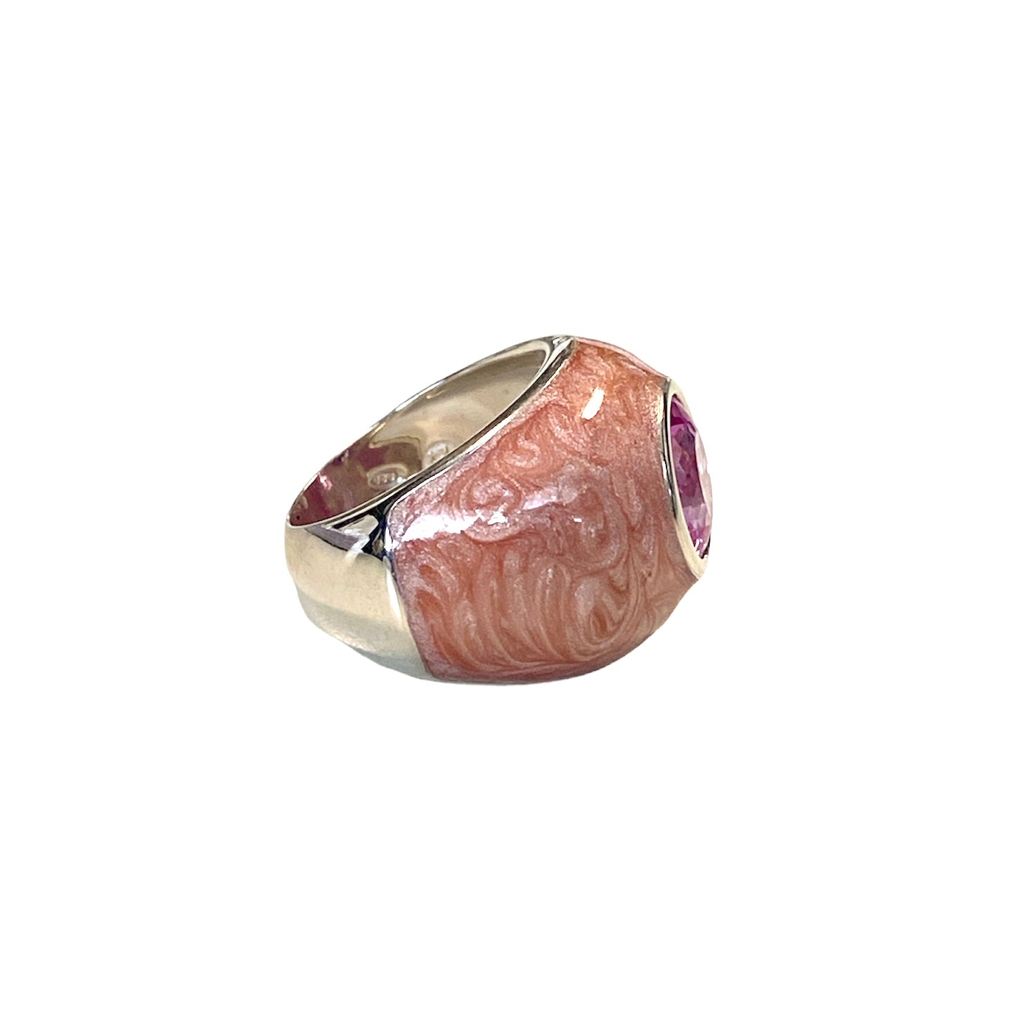 D'AMICO Anello Perlato Rosa Sconti questo mese