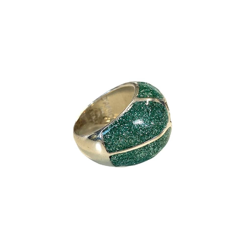 D'AMICO Anello Stella Glitter Green Promozione Limitata
