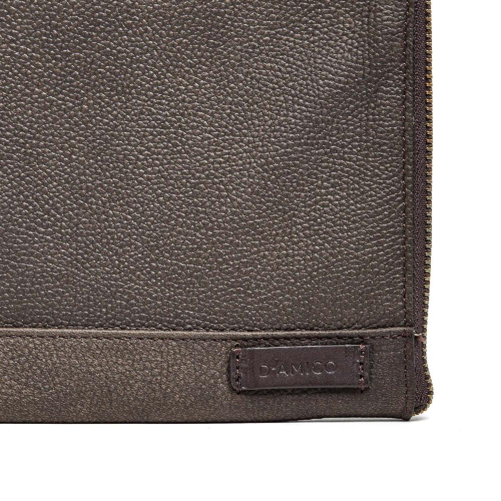 D'AMICO Portafoglio Zip Bustina a "L" Testa Moro Shopping Online